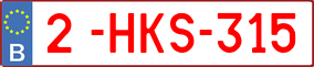 Truck License Plate